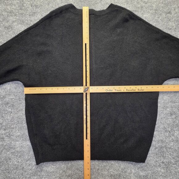 GAP Sweater Womens Large Gray Dolman Batwing Crewneck Knit Pullover NWT - Picture 4 of 5